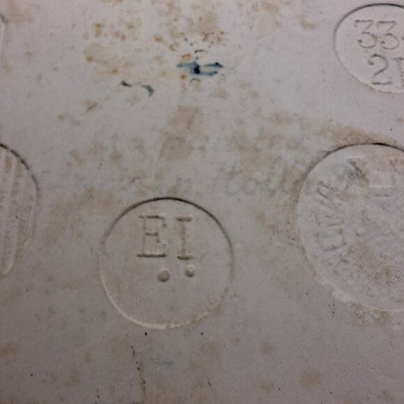 Holland Blue Tile Coaster Windmill Bartelts Rotterdam Square Dutch Vintage - Picture 7 of 7